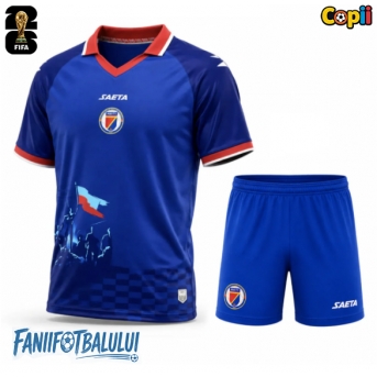 Haiti Echipament de Fotbal Replică Mondial 2026 Copii Acasa (+ Șorturi)